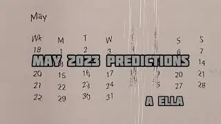May 2023 Predictions ! - Pick A Card ✨ Tarot Reading ✨