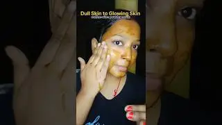Natural Face Cleansing & Scrub Routine | Honey Aloe + Coffee Rice#shortsfeed #makeup #glowingskin