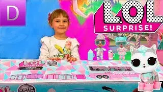 UNBOXED! | LOL Surprise! Winter Disco | Holiday Chalet House + Snow Bus Family with Diana Princess