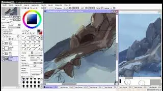 Bennett & Razor Chillin In Dragonspine (Paint Tool SAI speedpaint)