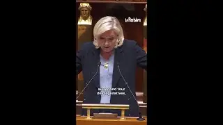 Motion de censure : Marine Le Pen d&eacute;nonce un &laquo; budget de malheur &raquo;