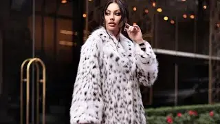 THE MOST LUXURIOUS OUTFIT: LYNX FUR COAT WITH HERMES BIRKIN CROCODILE BAG