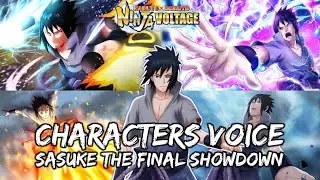 Sasuke TFS Characters Voice + English & Indonesia Translation | Naruto X Boruto Ninja Voltage