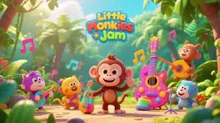 🐒 Little Monkey&rsquo;s Jungle Jam! 🎶🍌 | Sing, Dance & Go Wild in the Jungle! 🌴🎤