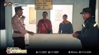Pengecekan pos siskamling di wilayah hukum Polsek Sinaboi polres Rokan hilir #polritv 