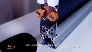 Anti jump aluminum frame door soft close damper roller