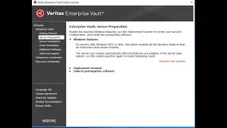 How to Install Veritas Enterprise Vault 12.4 on Windows Server 2016 - Prerequisites