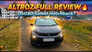 Tata Altroz Review in Kannada | Mileage, Features, Safety & Driving | Rev Kannadiga