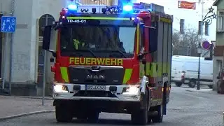 🚨 GW + HLF 20 Feuerwehr Elsterberg + LF 20 KatS Feuerwehr Teichwolframsdorf