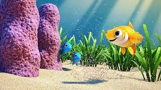Finding Nemo Baby Marlin Chased the Wrong Fish | Nursery Rhymes and Kids Songs