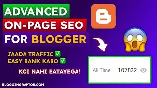 Blogger On-Page SEO ✅ How to Rank on Google🔥On-Page SEO