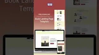 Book Landing Page Template on Systeme.io