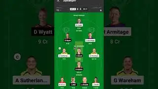 NOS W VS SOB W the 100 woman's match dream team