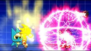 Super Sonic and Adorabat Vs Exslayer (for @Hellbeats Boyfriend)
