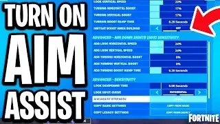 How to Turn On Aim Assist in Fortnite - Full Guide