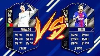 RONALDO TOTY VS MESSI TOTY - Fifa 18 Ultimate Team