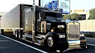 ATS Mods [v1.47] Kenworth W900 Cabrera Mega Tuning - B4rt's GD Everest - American Truck Simulator 4K