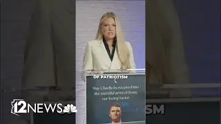 Charlie Kirk's wife, Erika Kirk, says her husband was killed for preaching patriotism  #charliekirk