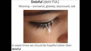 Learn English Vocabulary |Doleful|Adjective| Ducksoup
