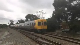 Adelaide Metro 3100 Class railcars arriving into Ovingham