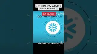 Why EVERYONE loves Snowflake? #python #shorts #snowflake #data