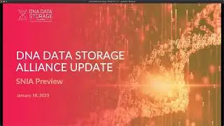 2023 Preview DNA Data Storage Alliance