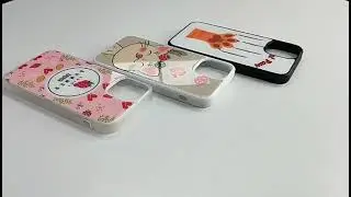 Sublimation Blank Phone Case 2D TPU+PC Tempered Glass Sublimation Cell Phone Cases For IPhone 12