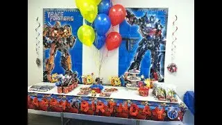 FIESTA DE TRANSFORMERS|PARTY2017|MESA DE DULCES|DECORACION|IDEAS|ADORNOS|BOYS|FIESTAS INFANTILES