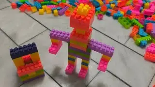 Satisfying DIY ASMR Robot | ASMR Building Block | Relaxing 😎 | lego blocks 