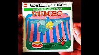 DUMBO, the flying Elephant, View-Master Disney 3D Retro Toys View master ViewMaster Stereo Cartoon