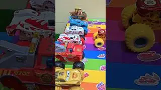 Pixar Cars, Tow Mater Rescue Mosnter Truck, Toys #toys #truck #cars #mcqueen #disneycars #pixarcars2