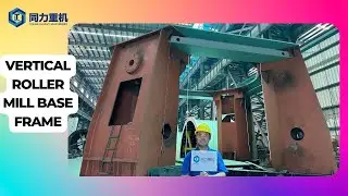 Vertical roller mill base frame, supporting pedestal, raw material vertical roller mill spare parts.