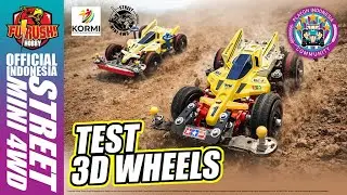 LARI BARENG Mini 4WD‼️ Street Run MS vs MA Suspensi | Spiral Wheels Test