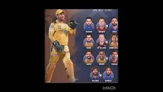Dhoni All Time playing 11