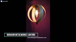 Mini Orb Foyer Pendant, Globe Pendant Light  B07ZBM2TF5 by 9Dragon Lighting