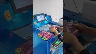Eggplant and melon packaging machine, automatic plastic wrap packaging machine, vegetable packaging