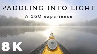 Paddling into Light - A 360 Kayak Journey through Mist and Magic