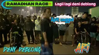 RAMADHAN RACE‼️NINJA Standart 148Cc|| DENY DEBLONG (Limousin Sandora) VS ARY (Pasuruan Speed)