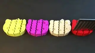 Very Satisfying and Relaxing sand asmr Hello Kitty sand cutting asmr 😍193 kinetic sand asmr