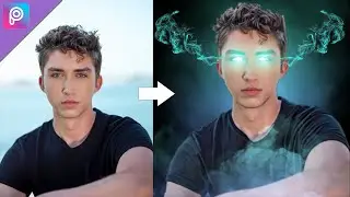 Glowing Eyes/Smoke Effect | Picsart Tutorial