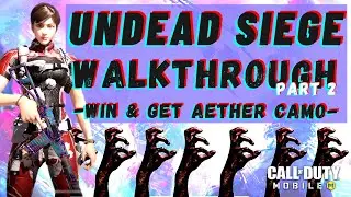 Undead Siege | ADVANCED GUIDE to WIN HARD MODE & Unlock Aether Crystal Camo in COD Mobile