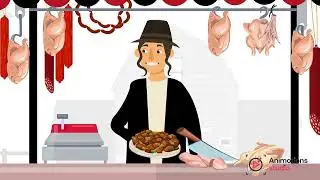 2D Chicken & Meat Shop Explainer Video | Customer Buying Experience
