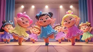 Dancing Dolls Practice Twirls 💃🪆 | Music Show Kids Song