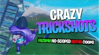 I hit some of the most *CRAZY* trickshots in Fortnite... (Road to a Trickshot #4)