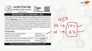RBI Assistant 2023 Notification  Out!