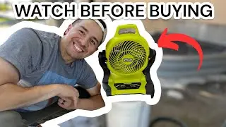 MUST HAVE SUMMER SPORTS COOLING FAN - Ryobi Misting Fan - Honest Review LIVE DEMO