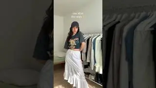 how to style 1 skirt 5 different ways #summerfashion #fashioninspo