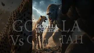 Hybrid Ideas: Cheetah Vs Gorilla. Mind Blowing Creatures, Incredible Animals Hybrid Fusion. AI
