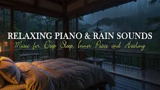 3 Hours Soft Rain Sounds + Peaceful Piano for Deep Sleep, Stress Relief, Anxiety & Calm Reverie