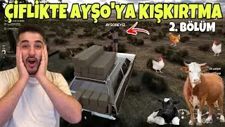 ÇİFTLİKTE SADECE ODUN KESİYOR DİYE AYŞO'YA KIŞKIRTMA YAPTIK! -RANCH SIMILATOR 4.SEZON 2.BÖLÜM